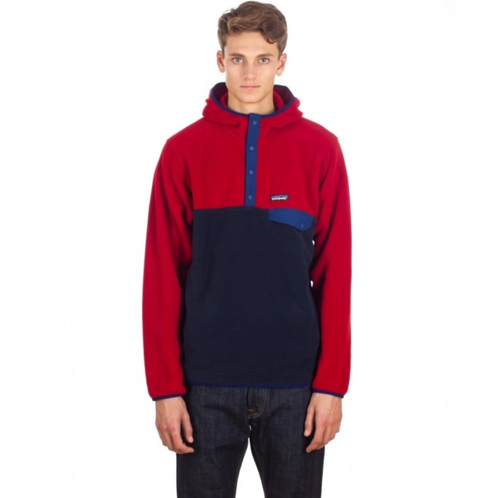 Patagonia Synchilla Snap-T Hoody Pullover Sweatshirt Top